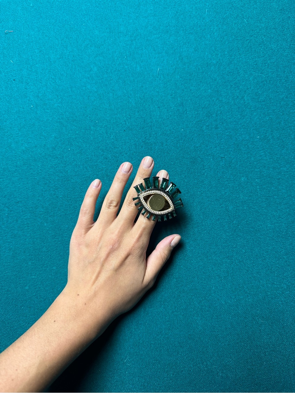 Kurt Geiger London LARGE EYE COCKTAIL RING - Picture 2 of 5